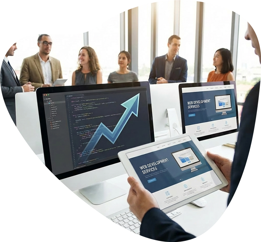 custom web development services for businesses in India USA and UK